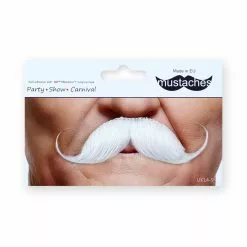 Moustache Guillaume - Blanche (018) -Halloween Costumes Ventes moustache guillaume 018 blanc 2