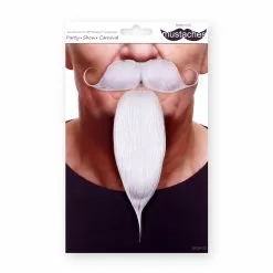 Moustache Mousquetaire - Blanche (026) -Halloween Costumes Ventes moustache mousquetaire 026 blanc 2