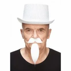 Moustache Mousquetaire - Blanche (026)