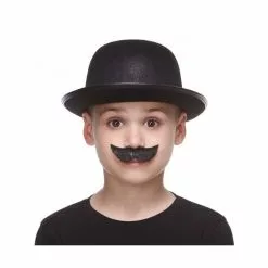 Moustache Petites Pointes Enfant - Noire (S009)