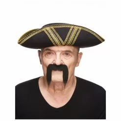 Moustache Pirate - Noire (022)