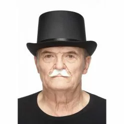 Moustache Super Dandy - Blanche (008)