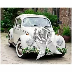 Noeud XXL 76CM ARGENT