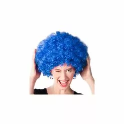 Perruque Afro - Bleu