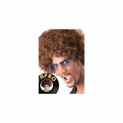 Perruque Afro - Brune -Halloween Costumes Ventes perruque afro brun 2