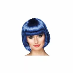 Perruque Cabaret - Bleu Roy