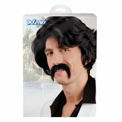 Perruque Chuck (avec Moustache) -Halloween Costumes Ventes perruque chuck avec moustache 2