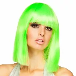 Perruque Dance Vert Neon