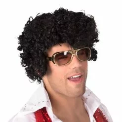 Perruque Rockn'roll Banane Noire