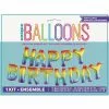 Bannière Lettres Happy Birthday RAINBOW Banner Kit, 36cm