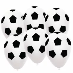 6 Ballons Imprimés Ballon De Football 30 Cm -Halloween Costumes Ventes sachet 6 ballons imprimes ballon de football 30 cm 2
