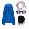 Set Cheik France Foulard, Corde, Lunette Et Barbe