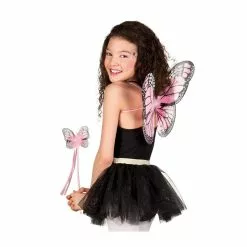 Set Papillon 3 Couleurs Ass Ailes Et Baguette -Halloween Costumes Ventes set papillon 3 couleurs ass ailes et ba guette 2