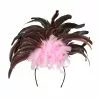 Tiare Plumes Copacabana Rose/brun DESTOCKAGE