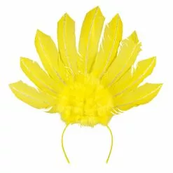 Tiare Plumes Samba Jaune Fluo DESTOCKAGE