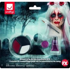 Trousse De Maquillage Pour Les éclabouss Ures De Sang, Aqua, Multicolore, 3 Coule