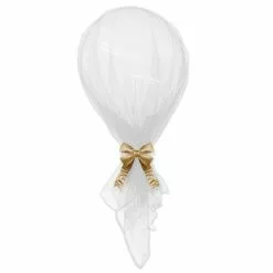 Tulle Blanc 1.6 X 2 M + Noeud Or