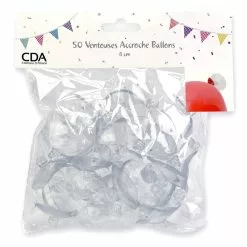 Ventouses 4 Cm Accroche Ballons X 50 -Halloween Costumes Ventes ventouses 4cm accroche ballons x 50 2